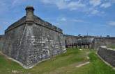 O Forte de San Marcos, na cidade de St Augustine, na Flórida - EUA